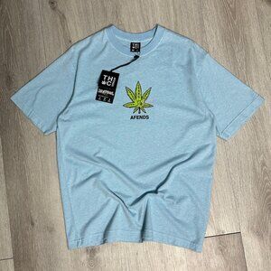 BNWT Afends - Coasting - Hemp Men's Blue Retro Fit T-Shirt - Size Medium
